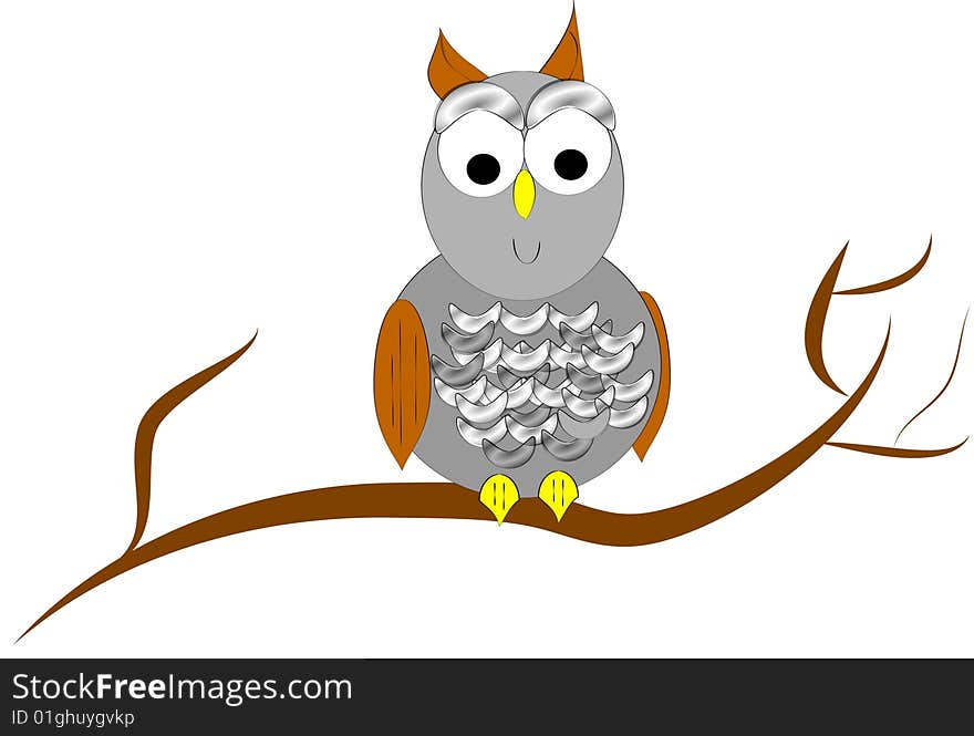 Owl In Tree