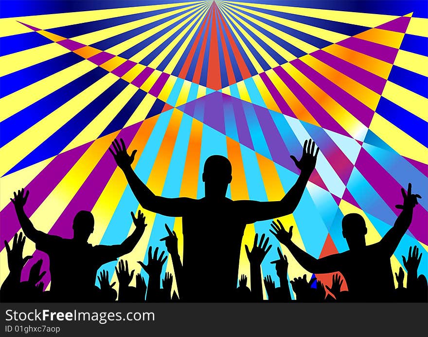 Crowd in motion background. File included 300 dpi JPG. Crowd in motion background. File included 300 dpi JPG.