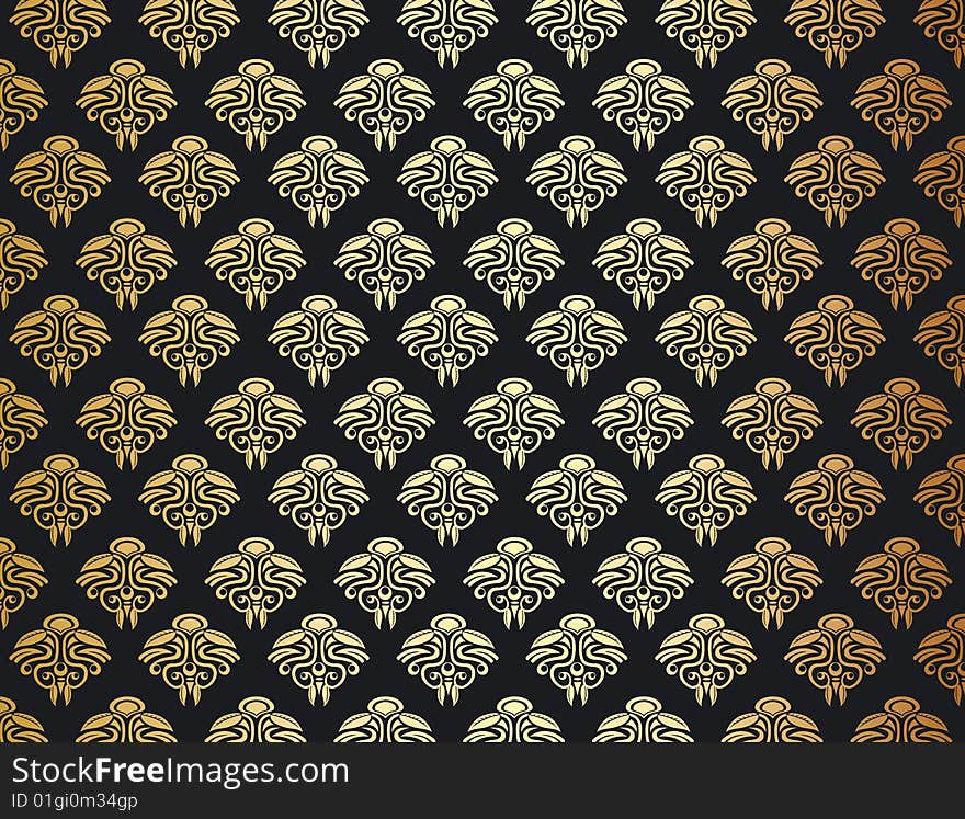 Gold elements on black background,
made in vector graphic redactor. Gold elements on black background,
made in vector graphic redactor