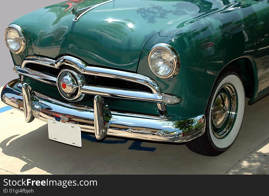 Classic car photographed at local car show Georgia.