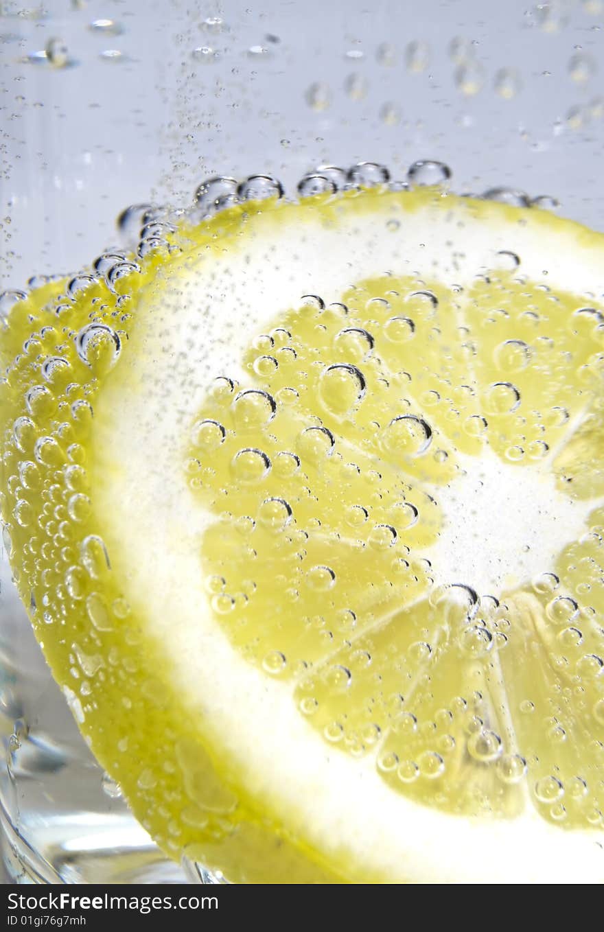 Lemonade being poured into a glass