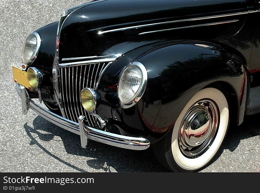 Classic car photographed at local car show Georgia.