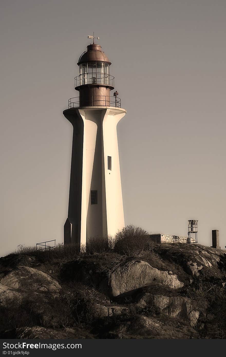 Photo of the Lighthouse in West Vancouver. Photo of the Lighthouse in West Vancouver