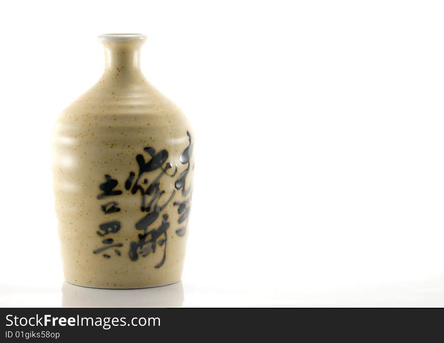 Clay Sake Bottle