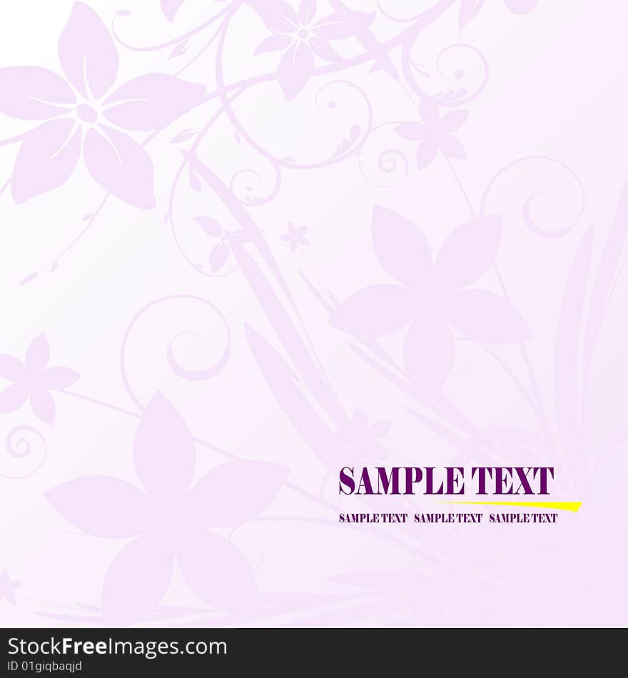 Floral Banner Vector