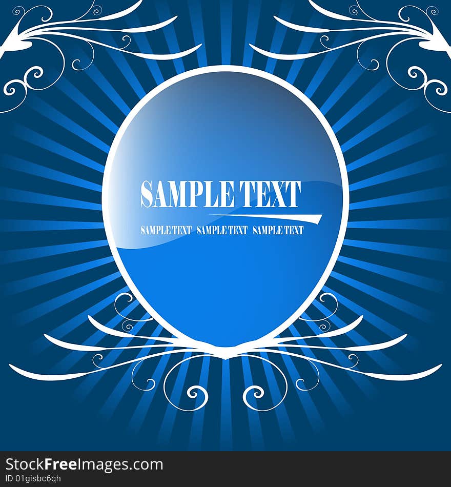 The stylized vector background illustration. The stylized vector background illustration