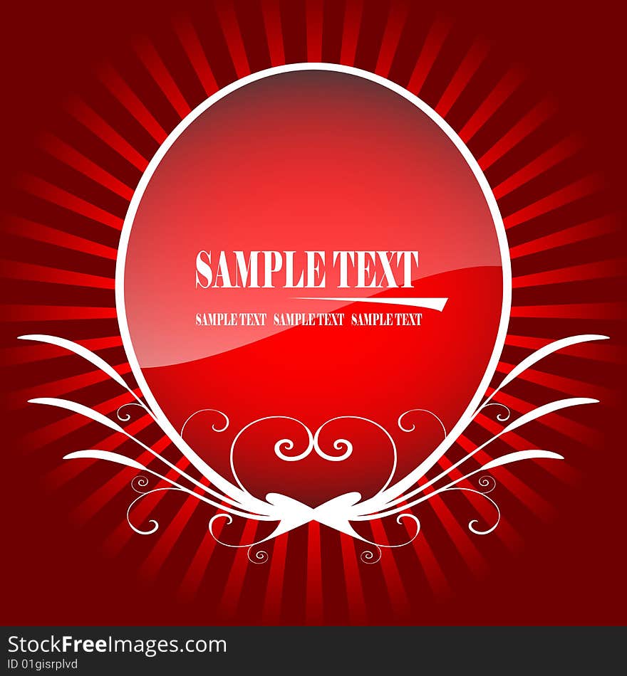 The stylized vector background illustration. The stylized vector background illustration