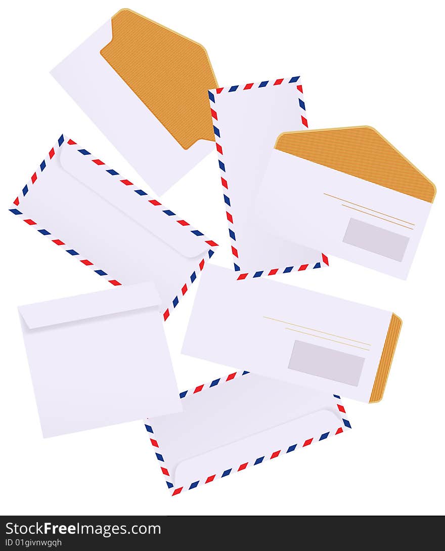 Envelopes on isolated background