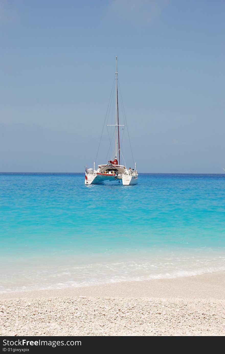 Navagio - Zakynthos island blue sea beach greece