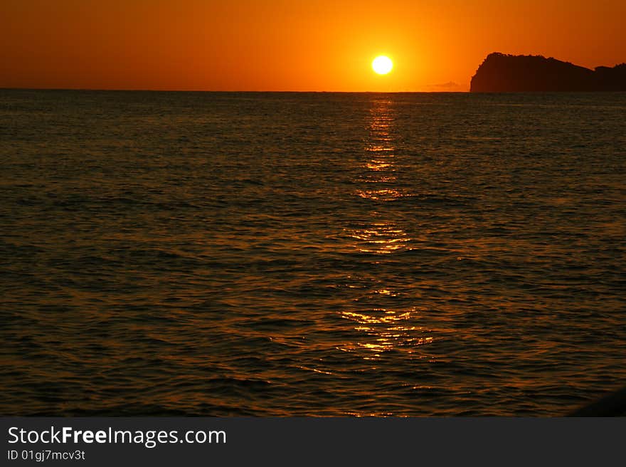 Sunrise South Pacific Ocean