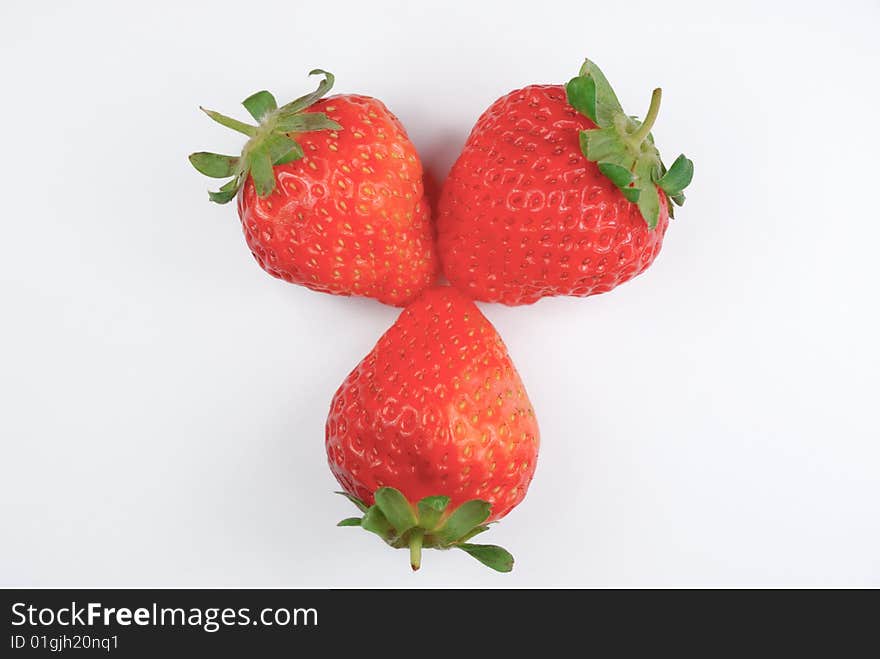 Strawberry isolated on white