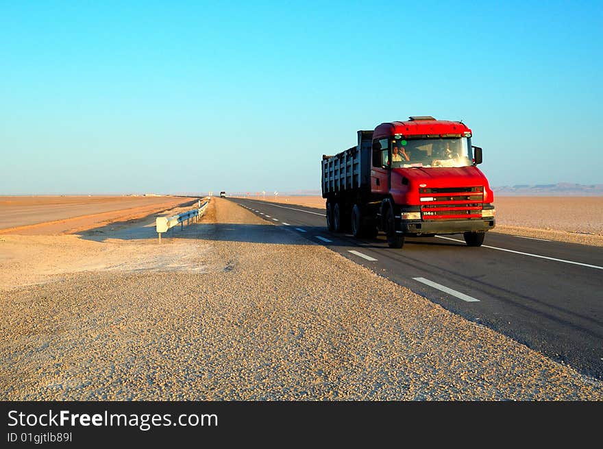 Red truck