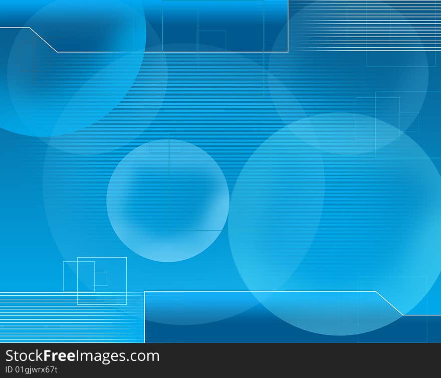 Colorful web technology blue background