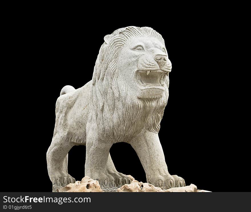 Statue showing a lion