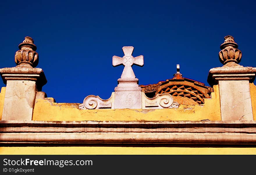 Roof detail from a Greek orthodox church