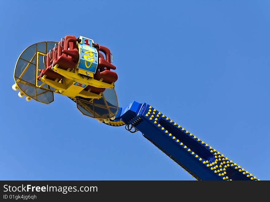 Amusement park at Thessaloniki, Greece. Amusement park at Thessaloniki, Greece