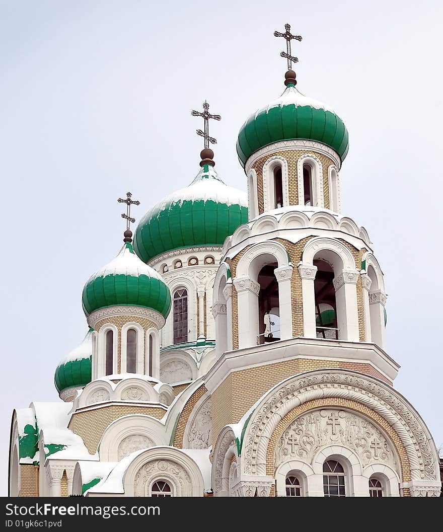 Vilnius. Old town. Ancient church