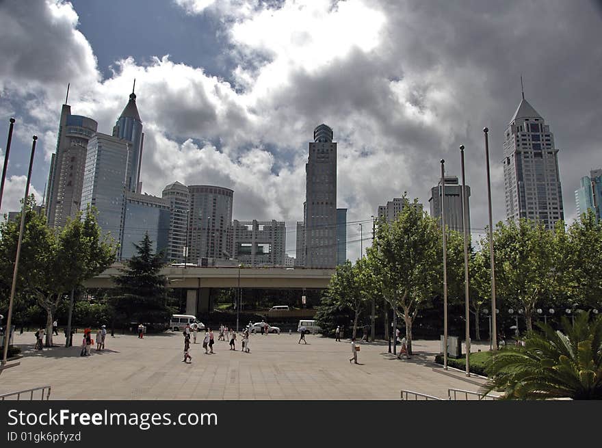 Skyline Of Shanghai