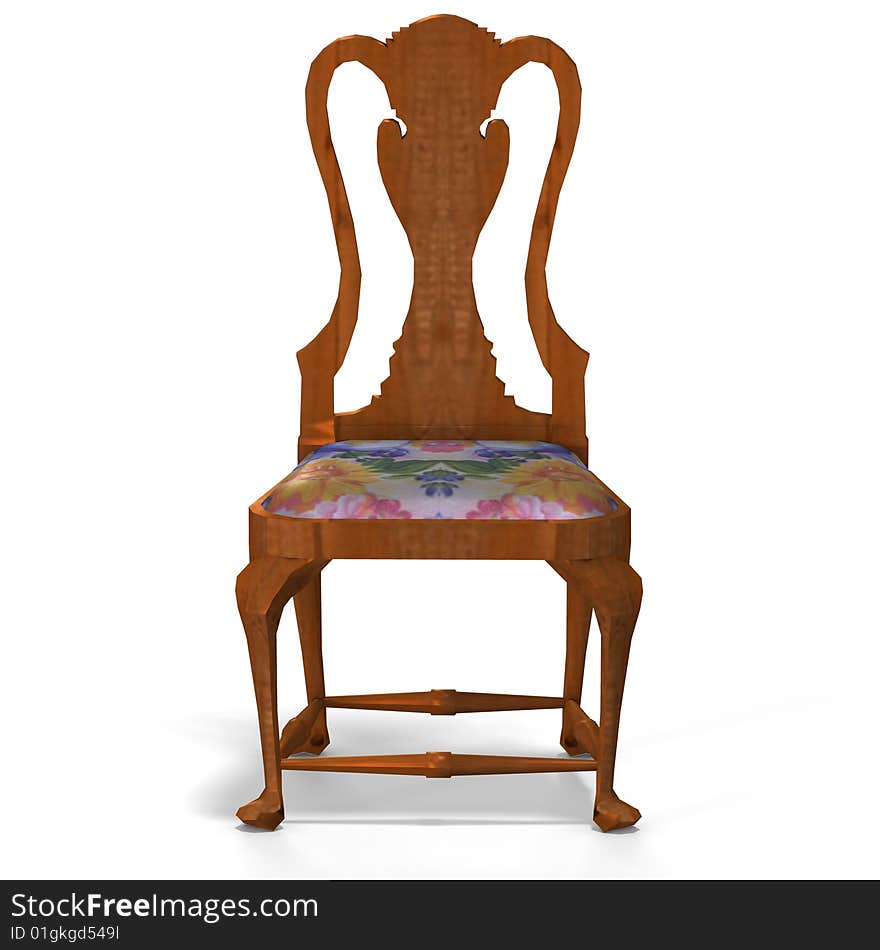 Classical chair - front view