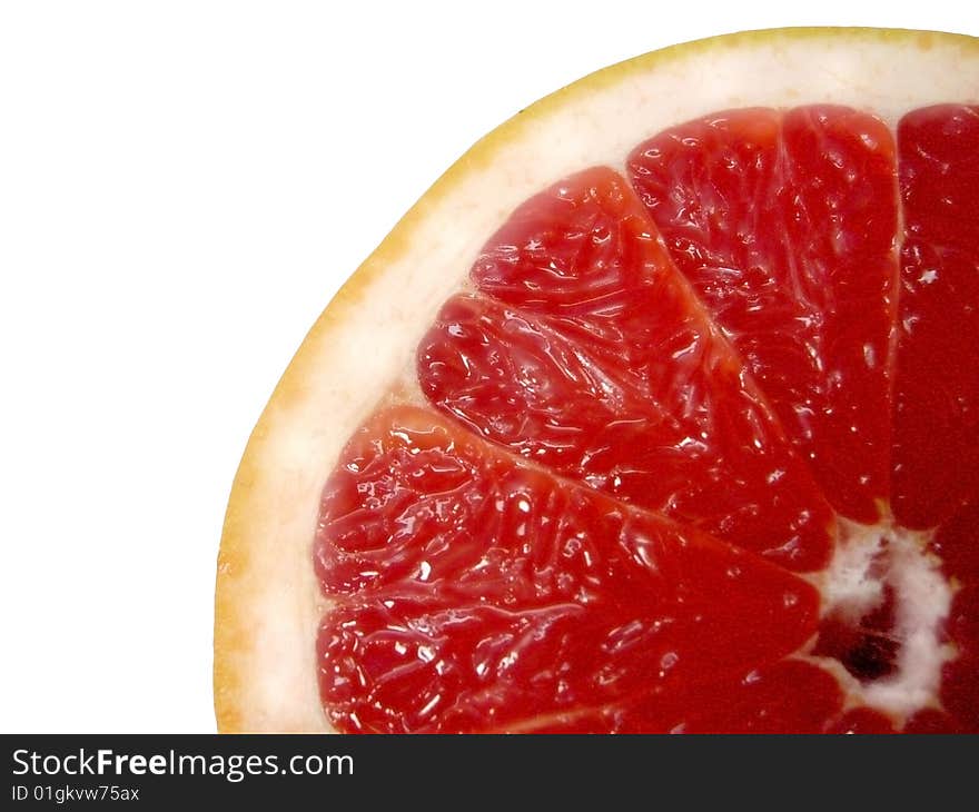 Grapefruit close-up