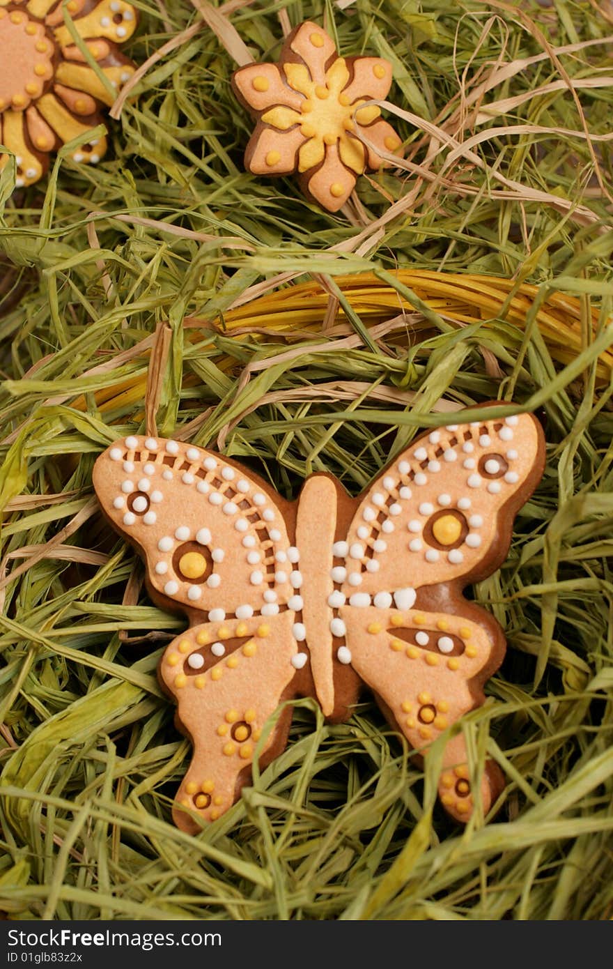 Easter gingerbread decoration