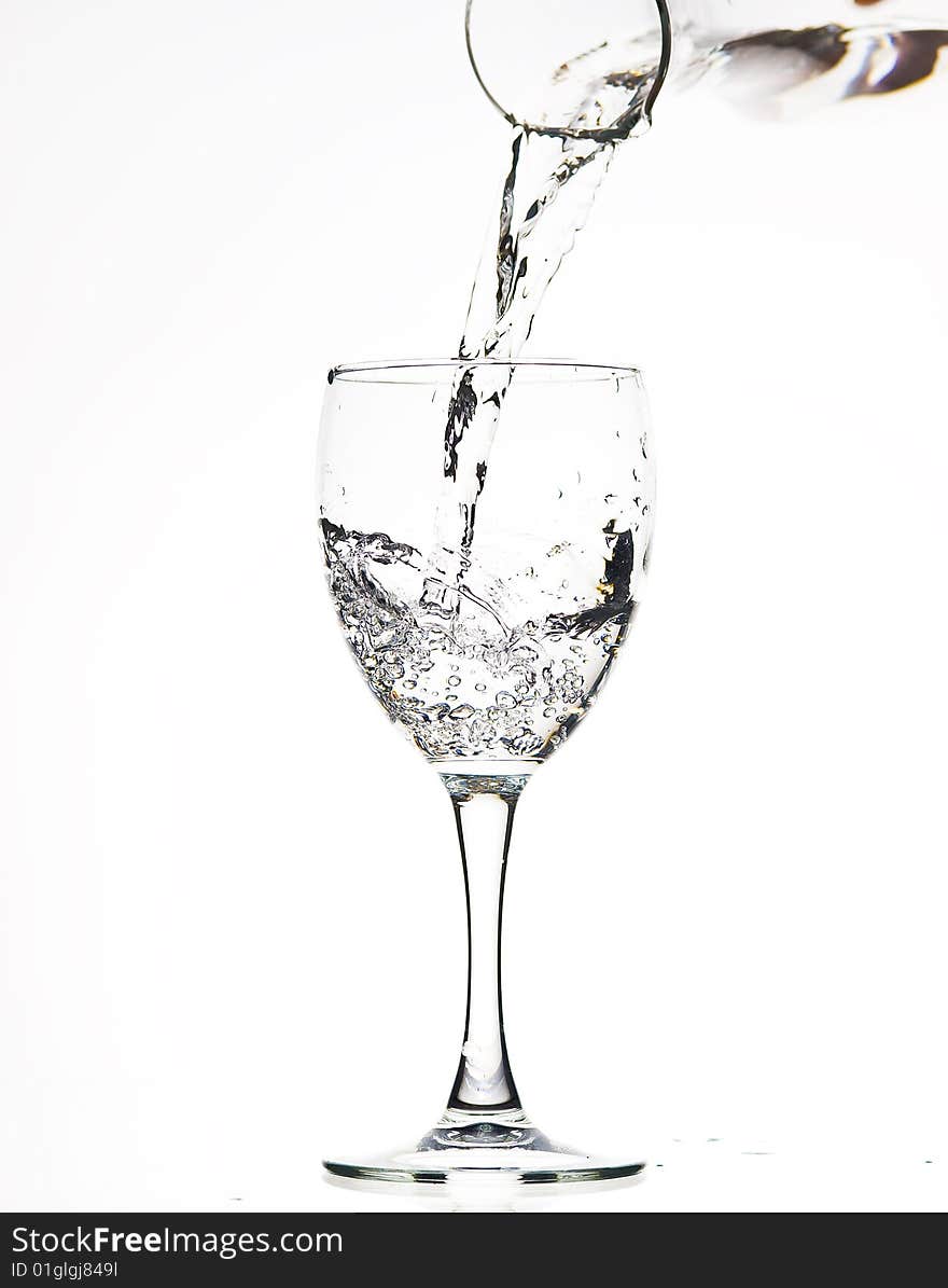 Glasses with water