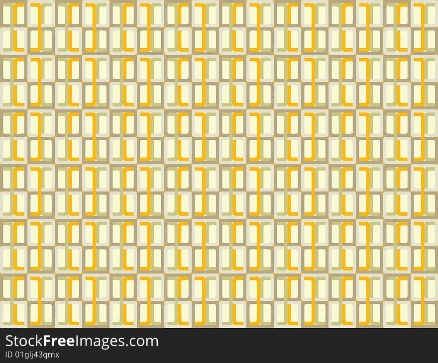 Seamless Seventies Style Inspired Wallpaper. Seamless Seventies Style Inspired Wallpaper