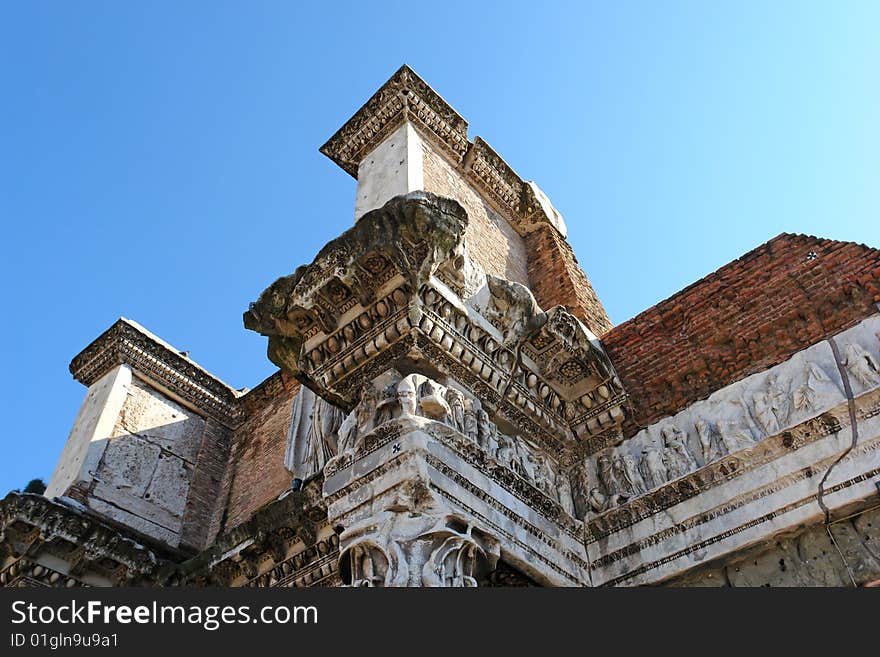 Details of some monuments in Rome Italy. Details of some monuments in Rome Italy