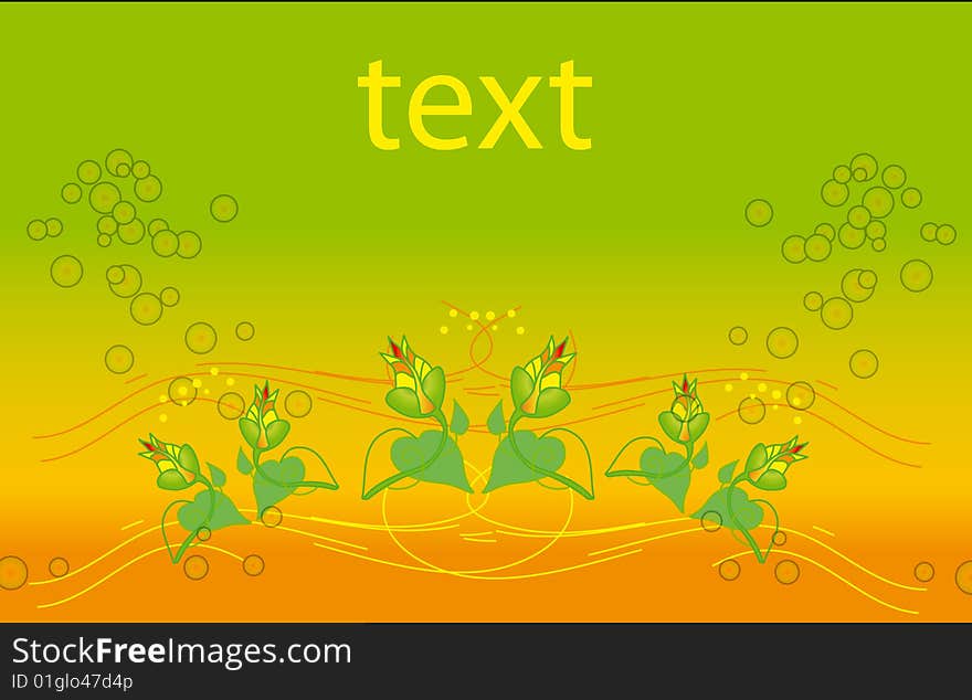 floral pattern on a light background