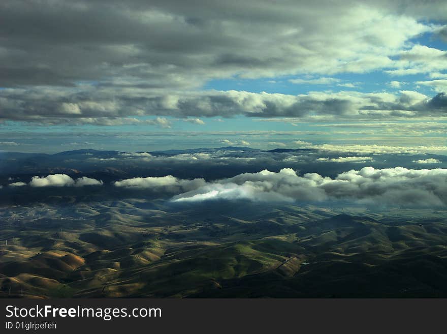 Aerial Photography of the Altamont Pass, Alameda County, CA. Aerial Photography of the Altamont Pass, Alameda County, CA