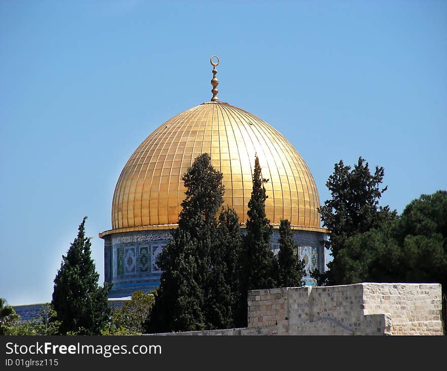 The incredibly beautiful Dome of the Rock, Jerusalem.