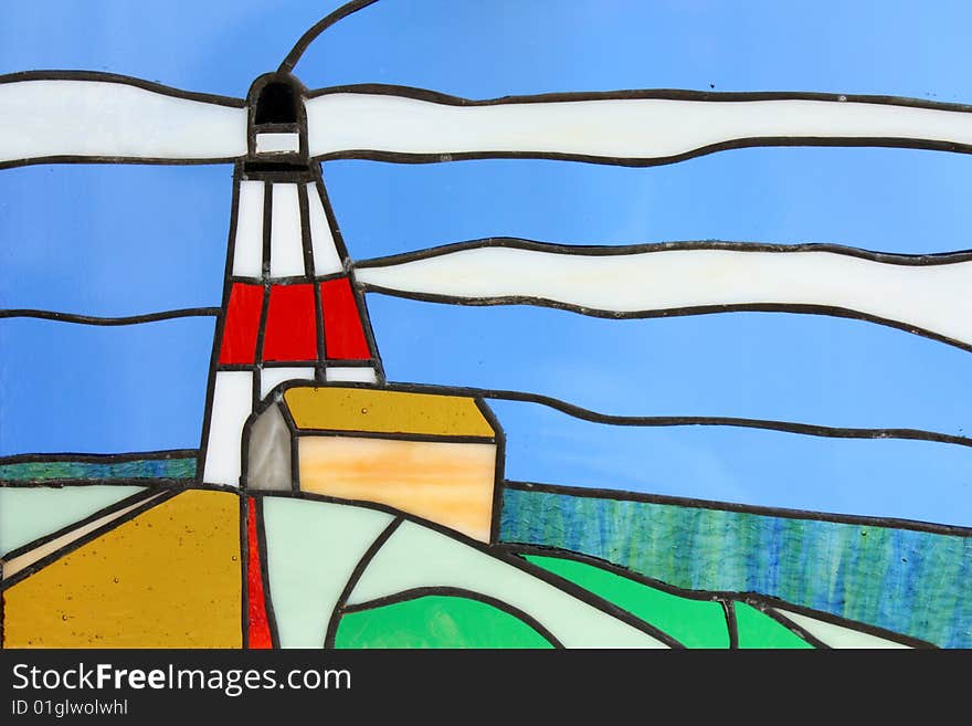 Stainglass Lighthouse