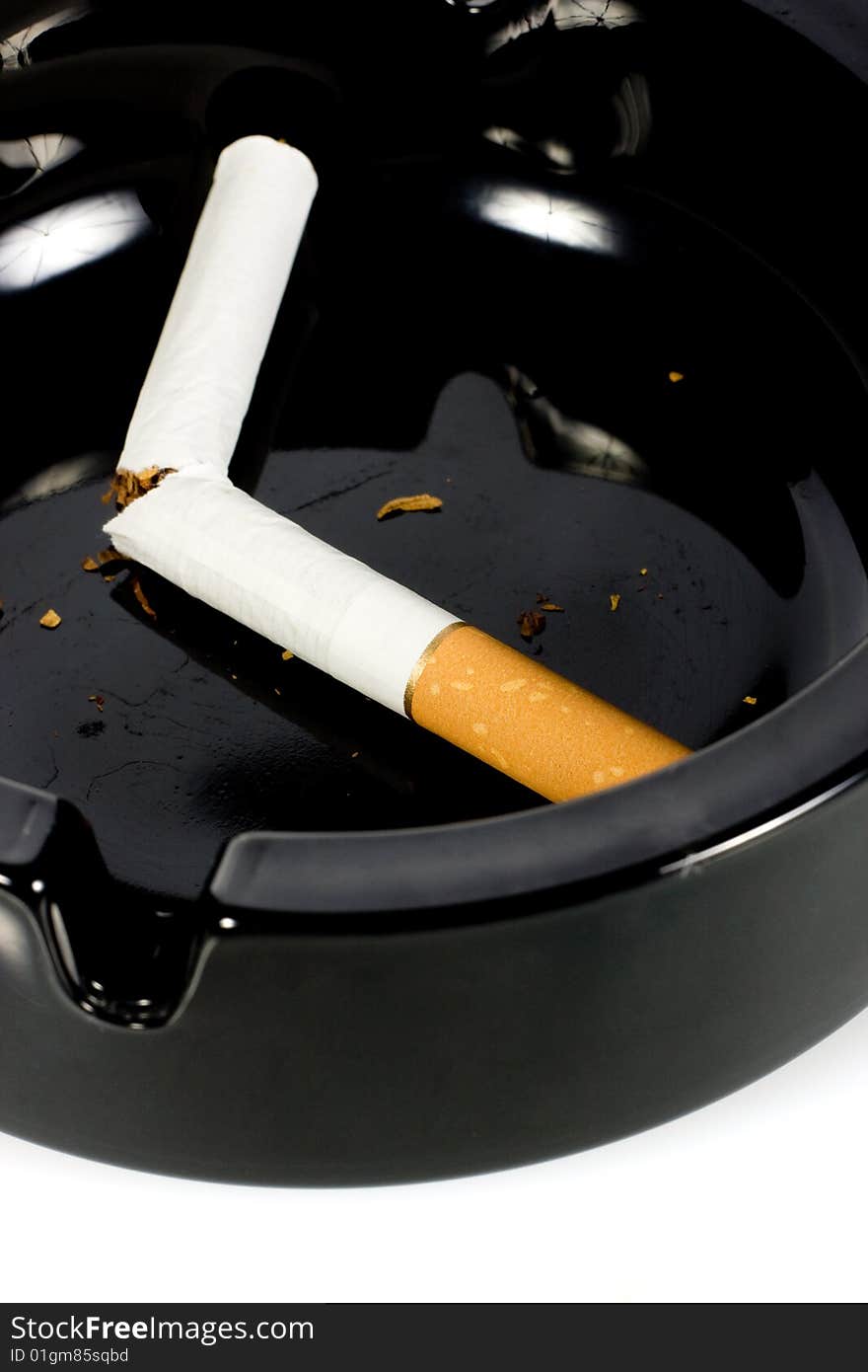 Cigarette in Ashtray