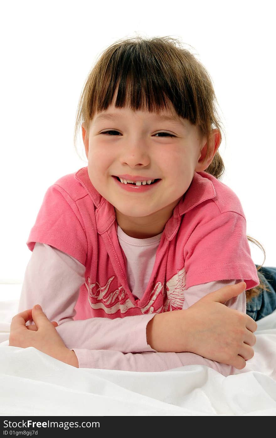 Happy smiling child looking into the camera. Happy smiling child looking into the camera.