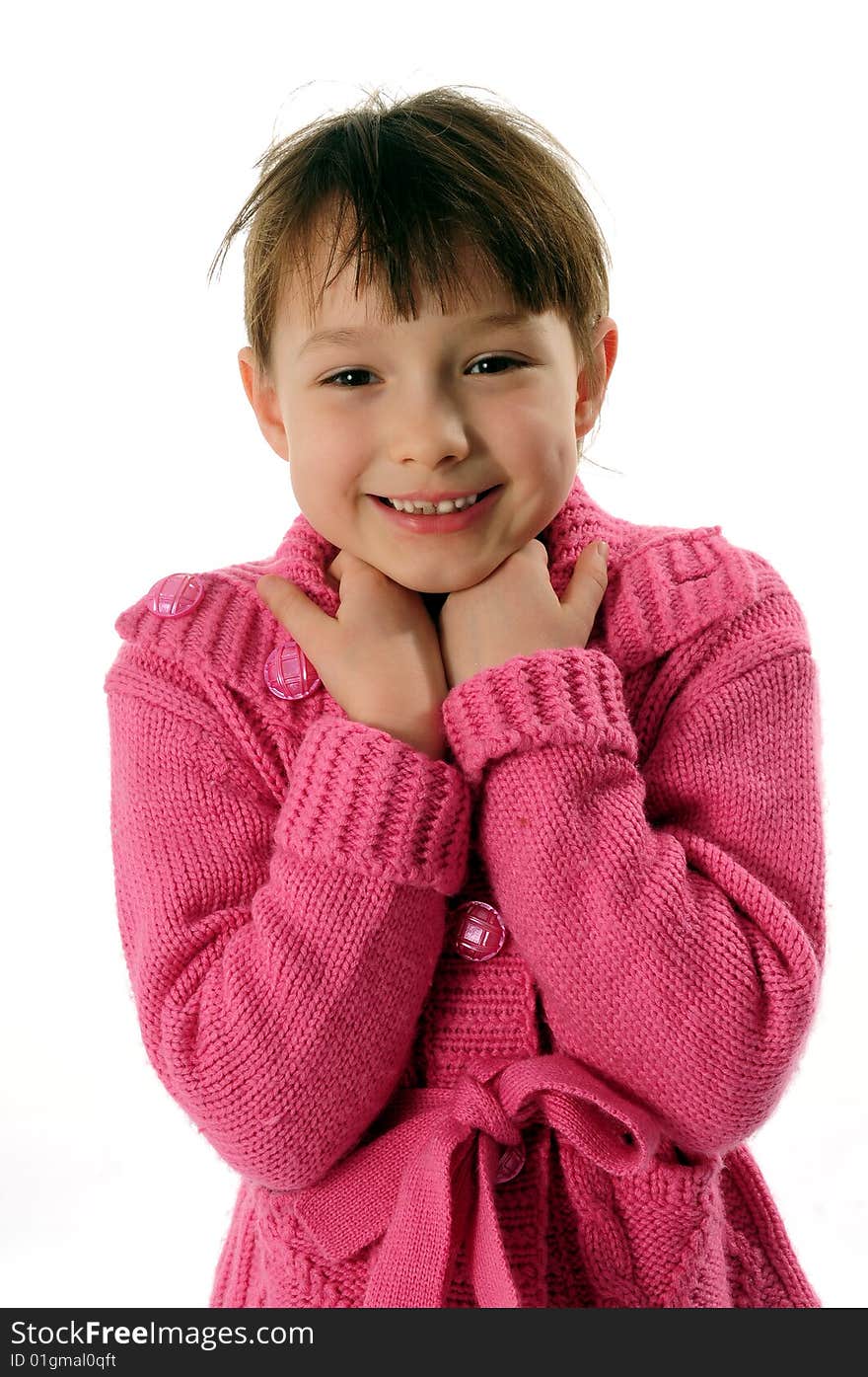 Happy smiling child looking into the camera. Happy smiling child looking into the camera.