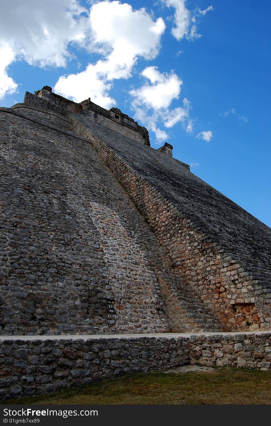 Maya ruin in  merida yucatan mexico. Maya ruin in  merida yucatan mexico