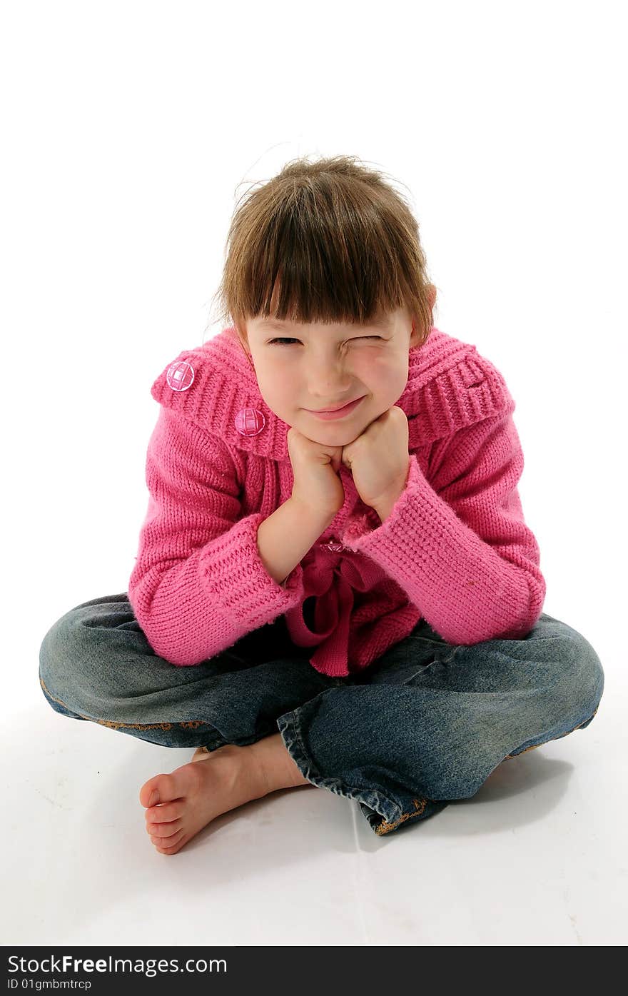 Happy smiling child looking into the camera. Happy smiling child looking into the camera.