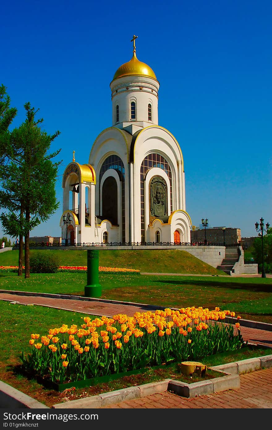 Small orthodox church at Moscow