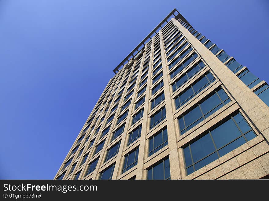 The modern building in shanghai.