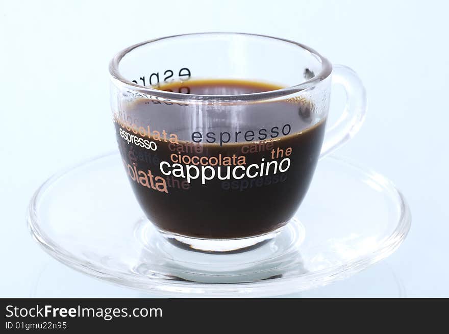 Cup of italian espresso coffee. Cup of italian espresso coffee