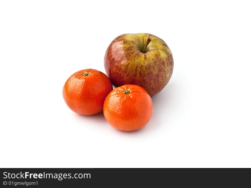 Apple and mandarins