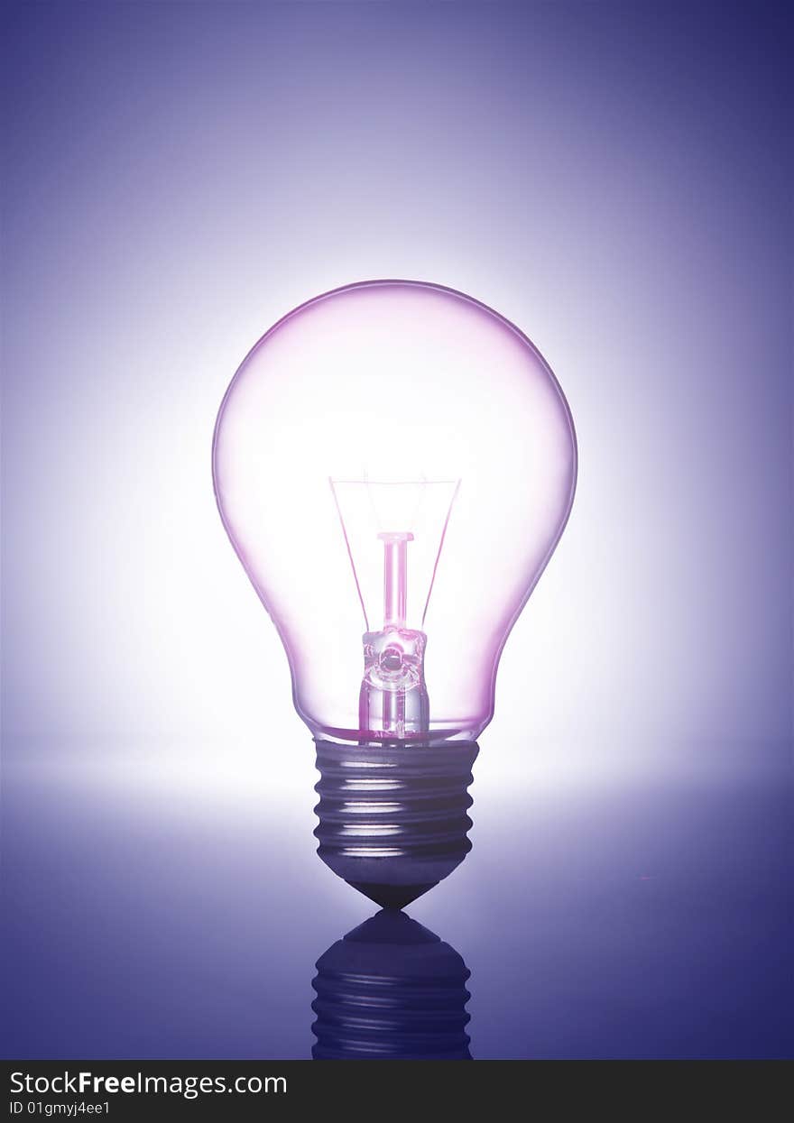 Image of light bulb isolated