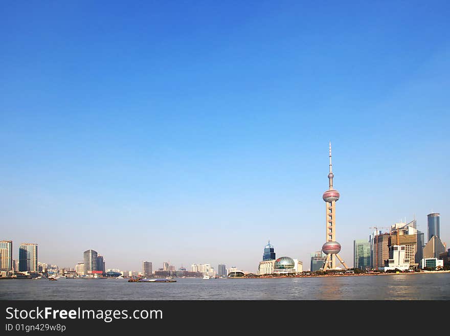 The building sign of shanghai china. The building sign of shanghai china.