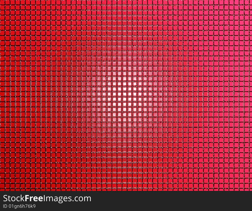 Red background with bright effects. abstract illustration