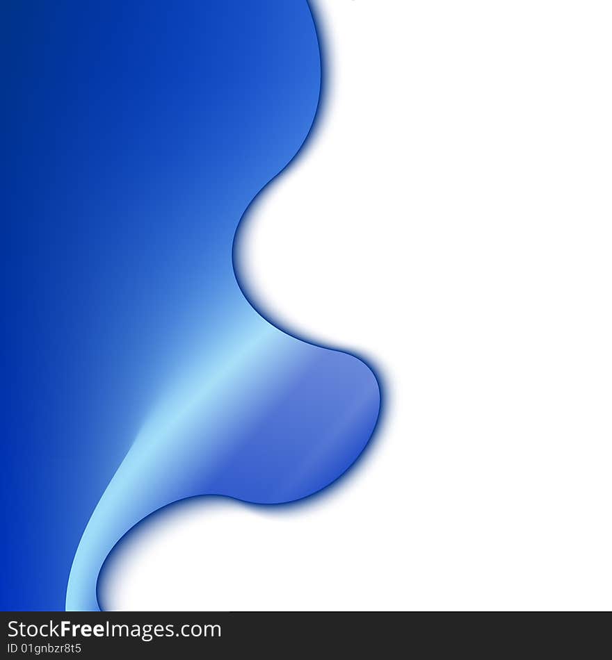 Abstract blue background, vector illustration