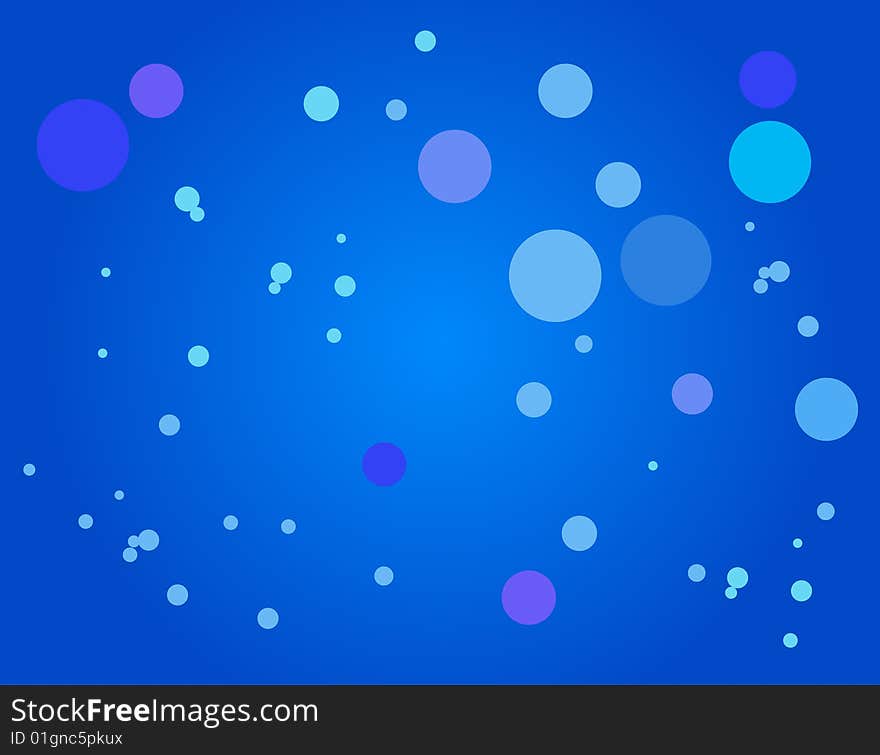 Abstract blue background, vector illustration