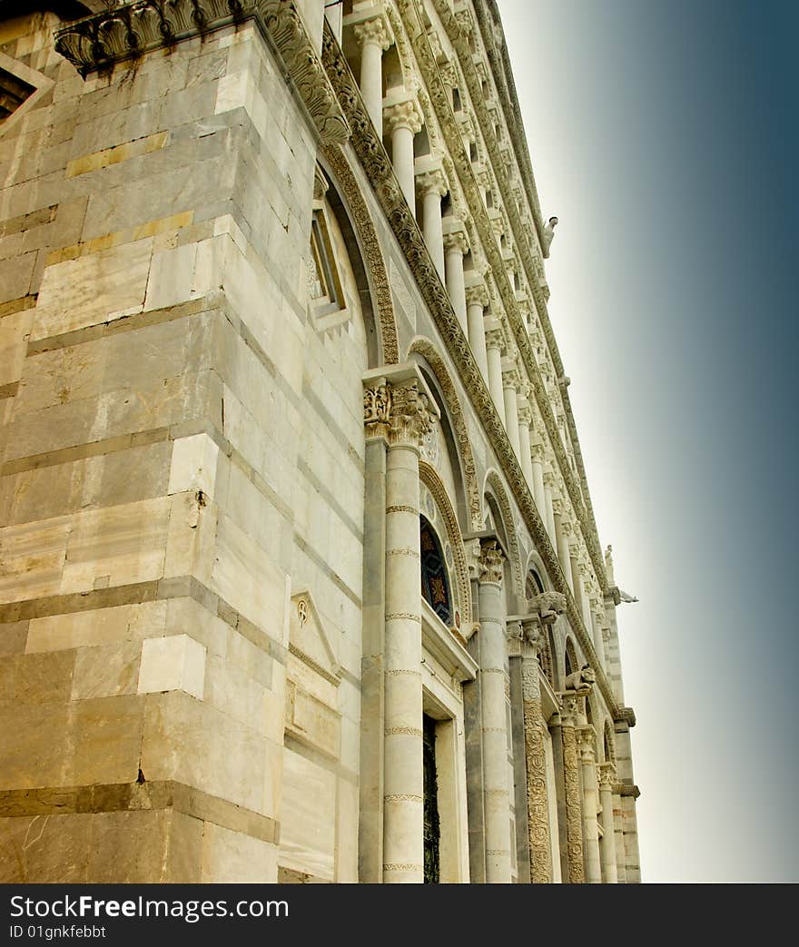 Historic building in Pisa, Italy. Historic building in Pisa, Italy