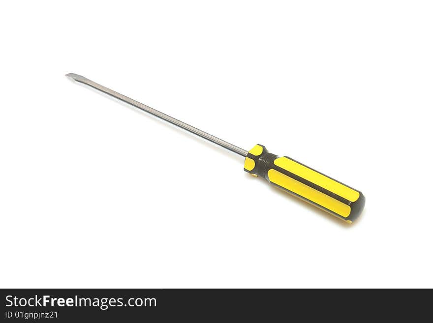 Screwdriver isolated over white background