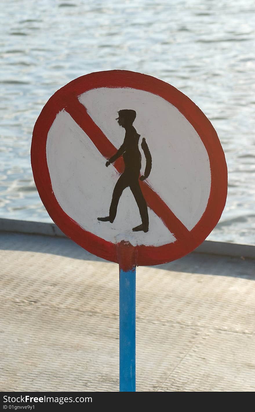 No men allowed sign