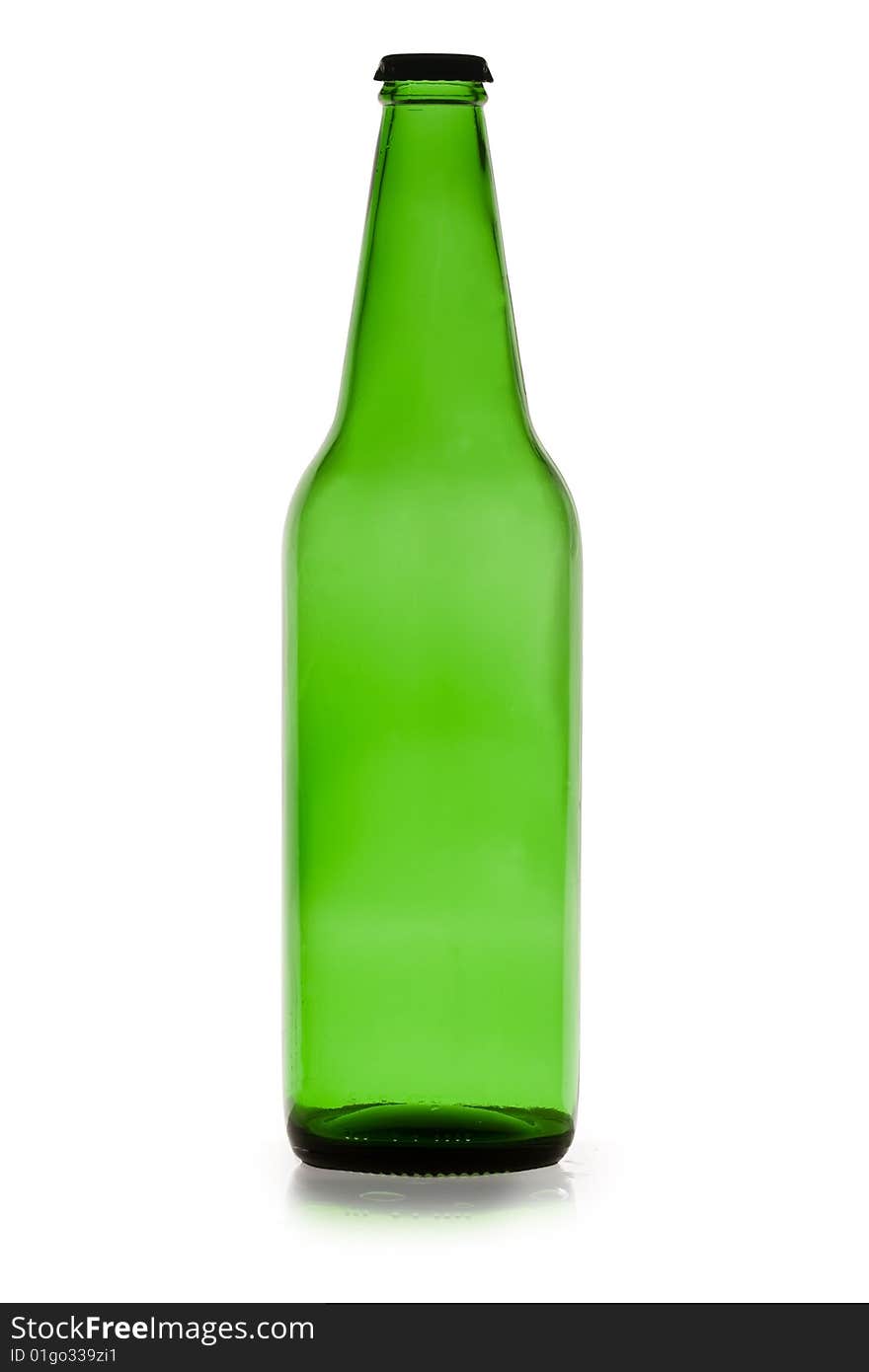 Empty bottle isolated on white background. Empty bottle isolated on white background
